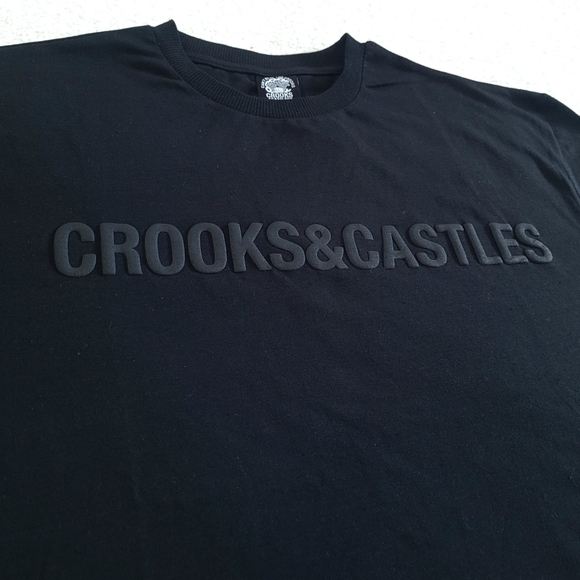 Crooks💰 & Castles🏰 Black🖤 Tee👕 - NWT - Picture 13 of 16